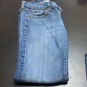 7 for all man kind  jeans, women’s size 25